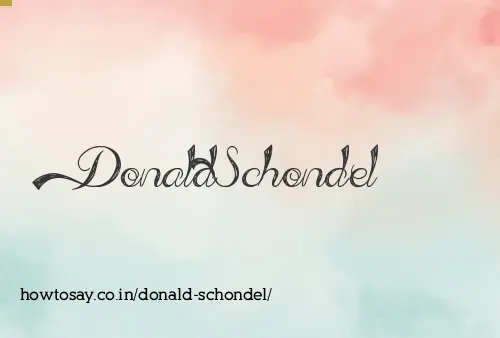 Donald Schondel