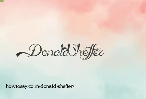 Donald Sheffer