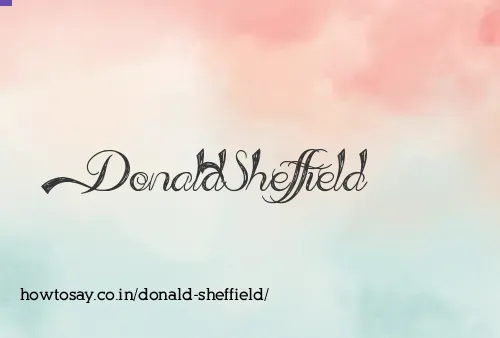 Donald Sheffield
