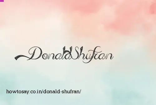 Donald Shufran