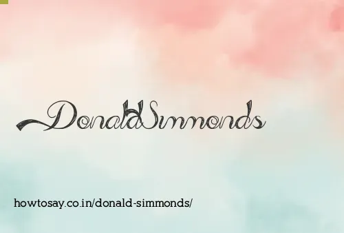 Donald Simmonds