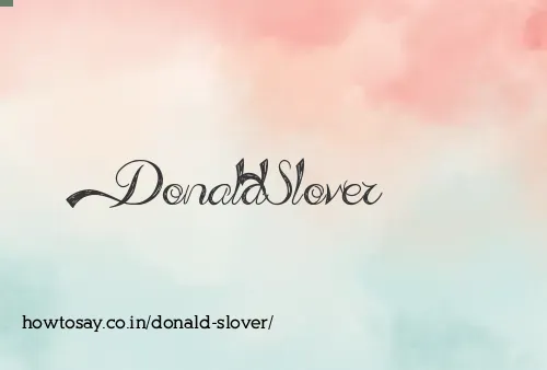 Donald Slover