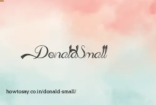 Donald Small