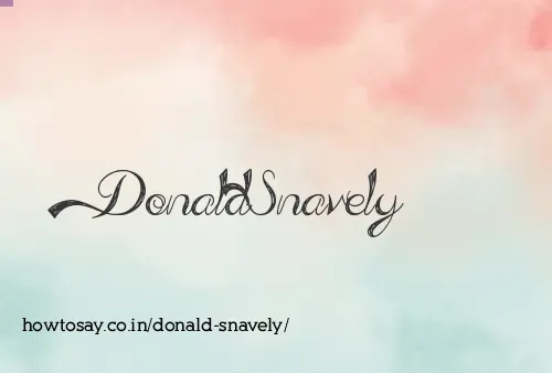 Donald Snavely