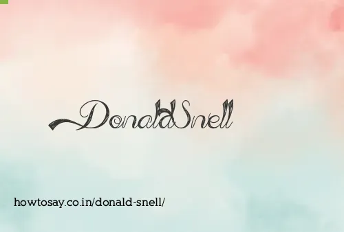 Donald Snell
