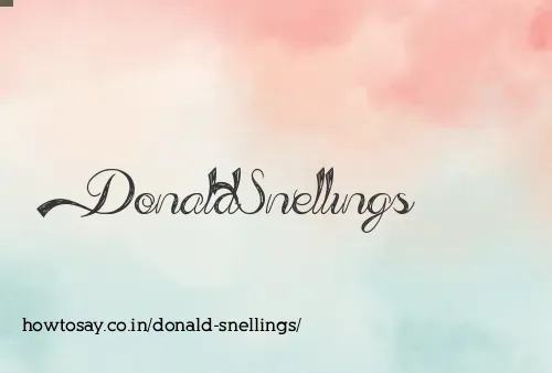 Donald Snellings