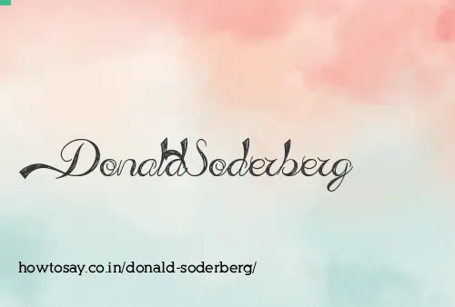 Donald Soderberg