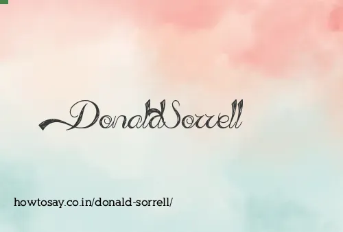 Donald Sorrell