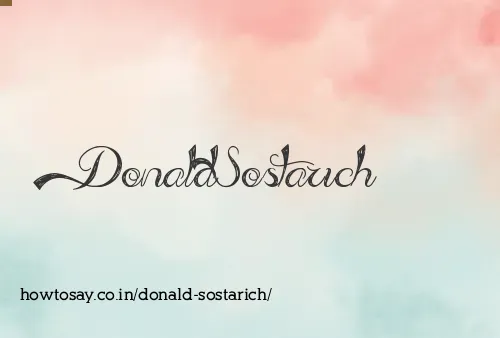 Donald Sostarich