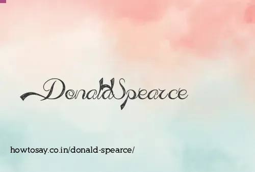 Donald Spearce