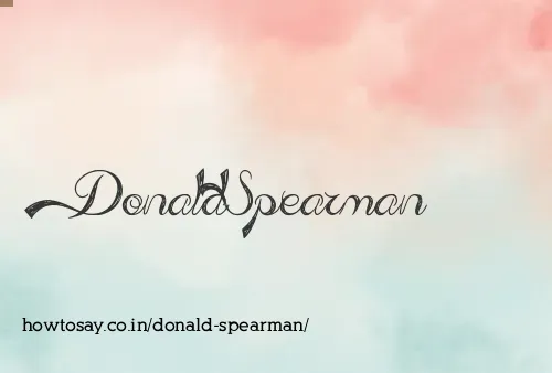 Donald Spearman