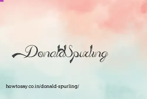Donald Spurling