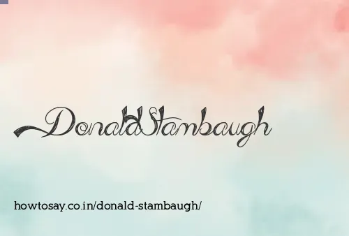 Donald Stambaugh
