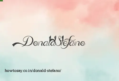 Donald Stefano