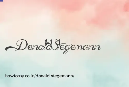 Donald Stegemann