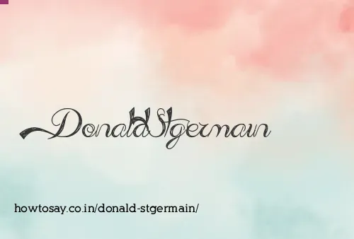 Donald Stgermain