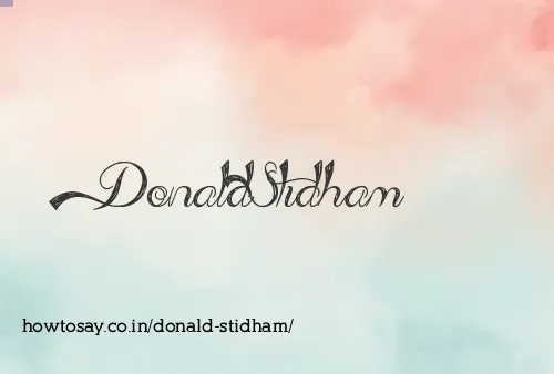 Donald Stidham