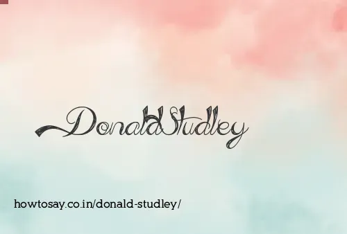 Donald Studley