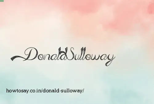Donald Sulloway