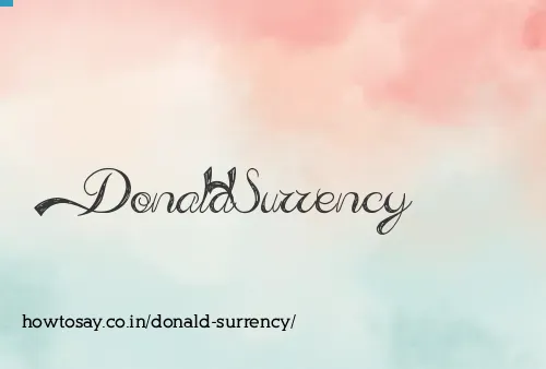 Donald Surrency