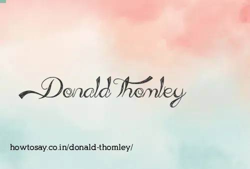 Donald Thomley
