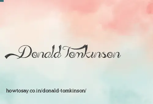 Donald Tomkinson