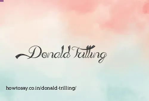 Donald Trilling