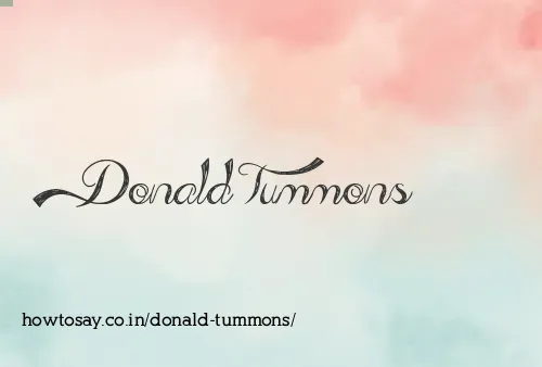 Donald Tummons