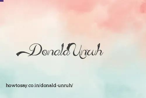 Donald Unruh