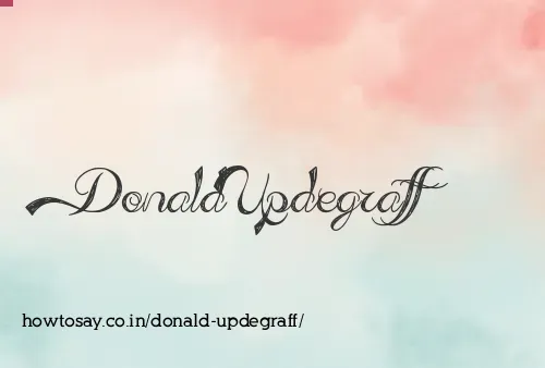 Donald Updegraff
