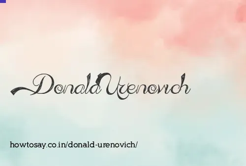 Donald Urenovich