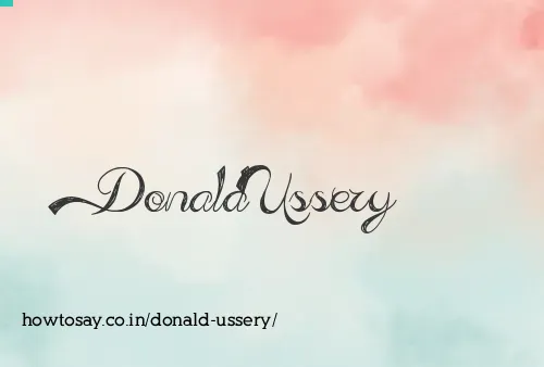 Donald Ussery