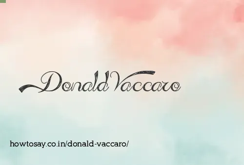 Donald Vaccaro