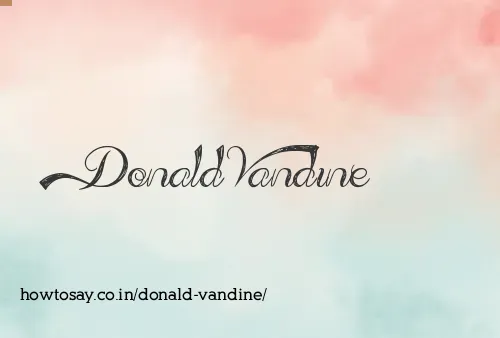 Donald Vandine