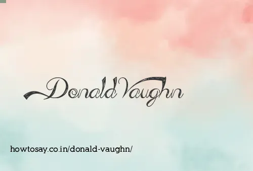 Donald Vaughn