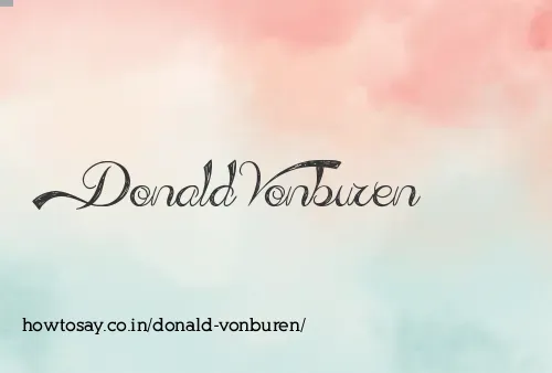 Donald Vonburen