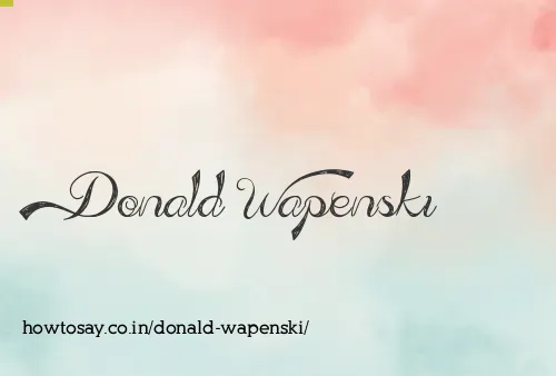 Donald Wapenski