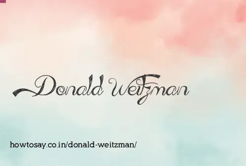 Donald Weitzman