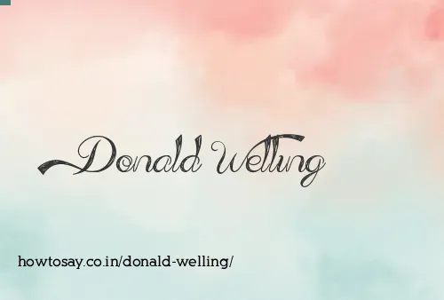 Donald Welling