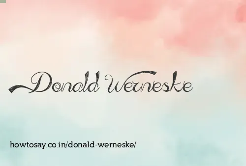 Donald Werneske