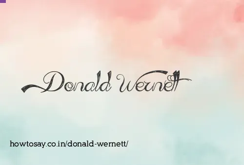 Donald Wernett
