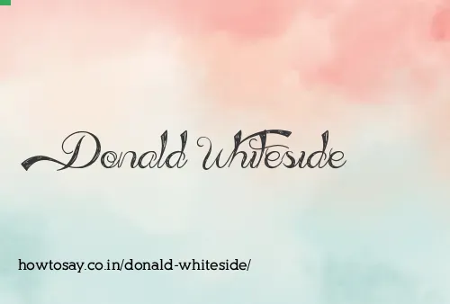 Donald Whiteside