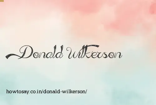 Donald Wilkerson