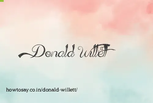 Donald Willett