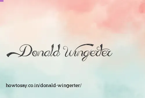 Donald Wingerter