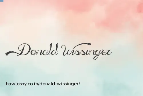 Donald Wissinger
