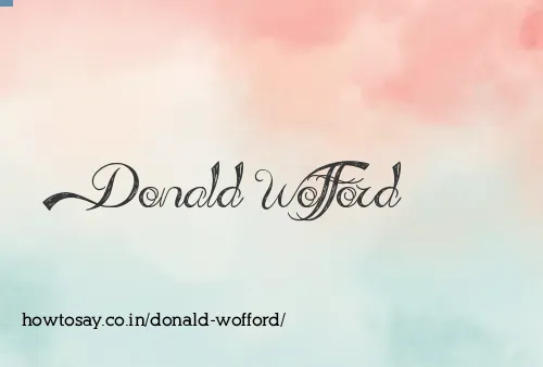 Donald Wofford