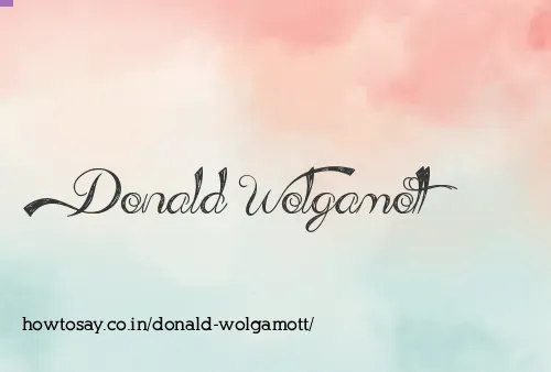 Donald Wolgamott