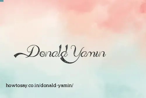 Donald Yamin