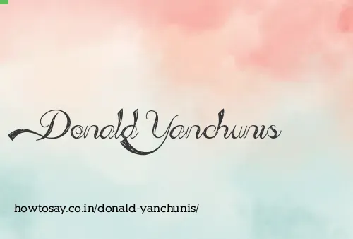 Donald Yanchunis